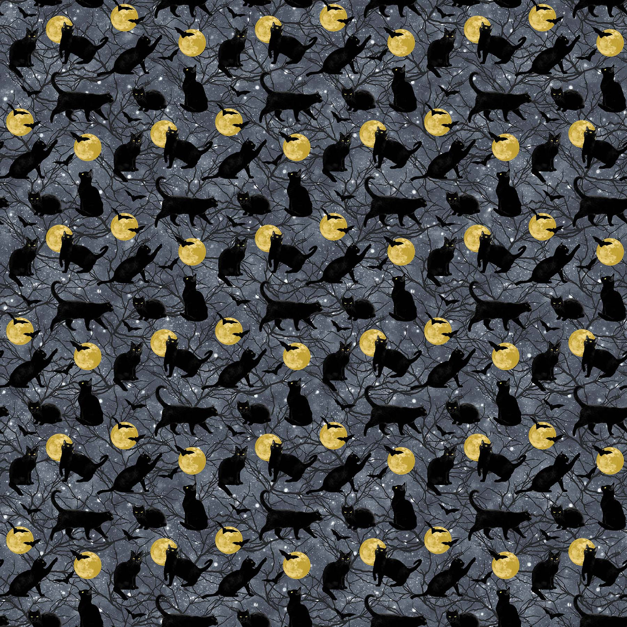 Hocus Pocus by Deborah Edwards : 25447-96 Gray Multi : Northcott