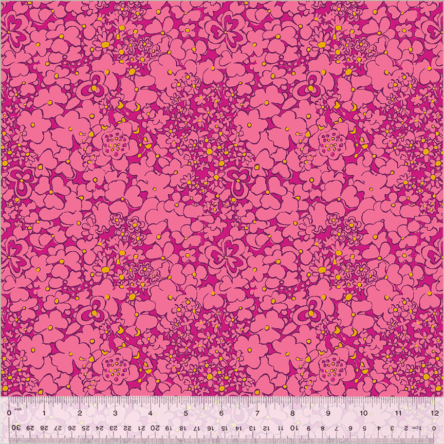 Botanica by Sally Kelly : Periwinkle in Magenta : Windham
