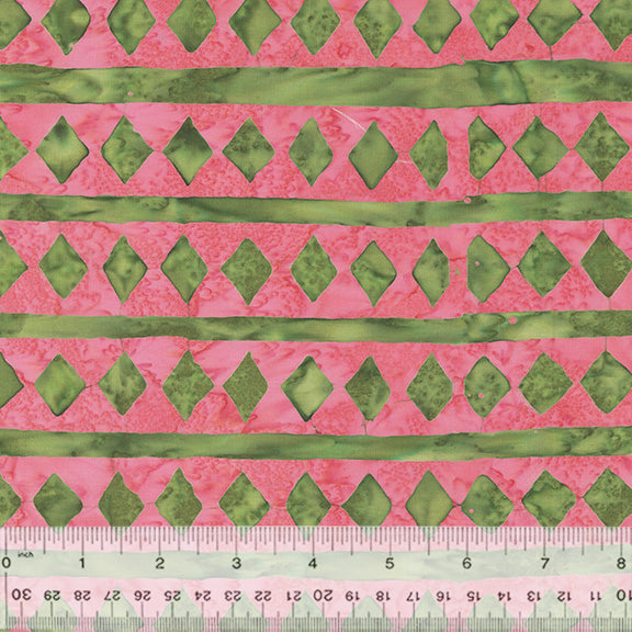 Stenographer's Notebook by Marcia Derse : Diamonds in Watermelon : Windham : Batik