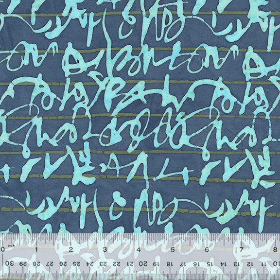 Stenographer's Notebook by Marcia Derse : Script in Waterfront : Windham : Batik
