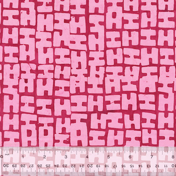 Stenographer's Notebook by Marcia Derse : Hi in Pink Macaron : Windham : Batik