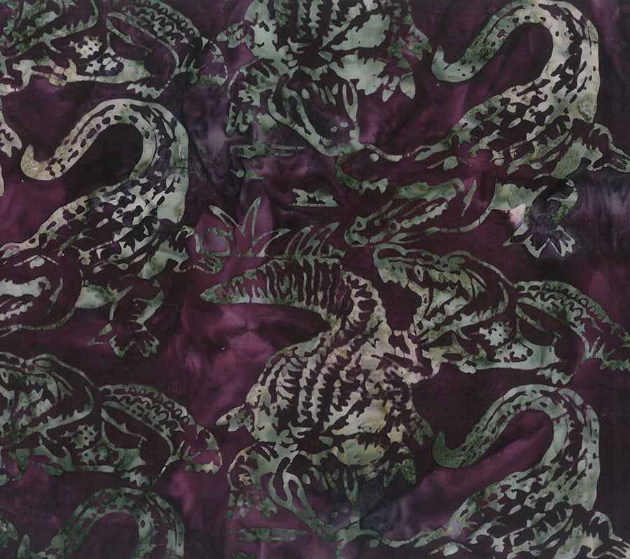 On The Wild Side : 80940-88 Hickory Plum : Banyan Batiks