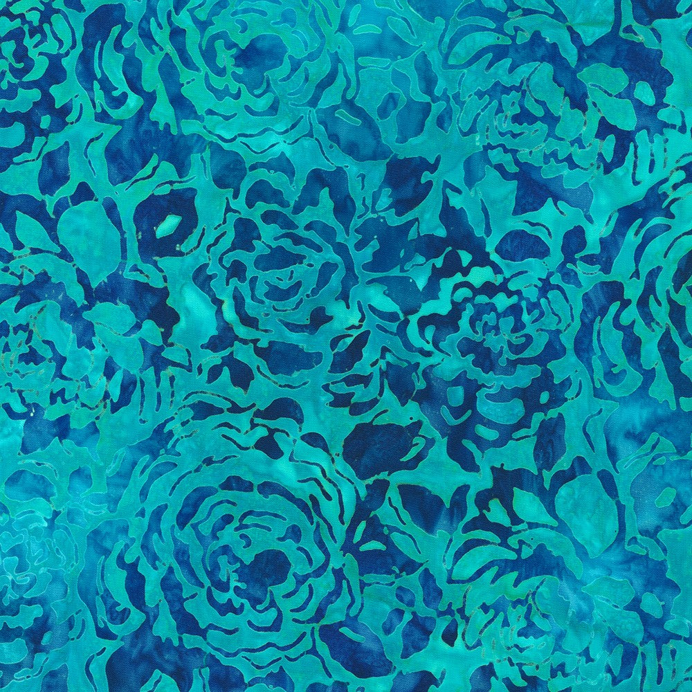 Artisan Batiks: Azure Breeze by Lauren Wan : AVM-22447-71 Lagoon : Robert Kaufman