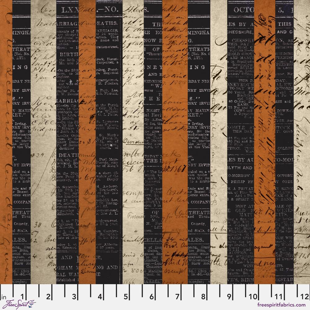 Frightful by Tim Holtz : Haunted in Multi : Free Spirit : Canvas