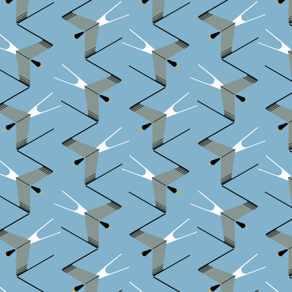 Glacier Bay by Charley Harper : Arctic Tern : Birch