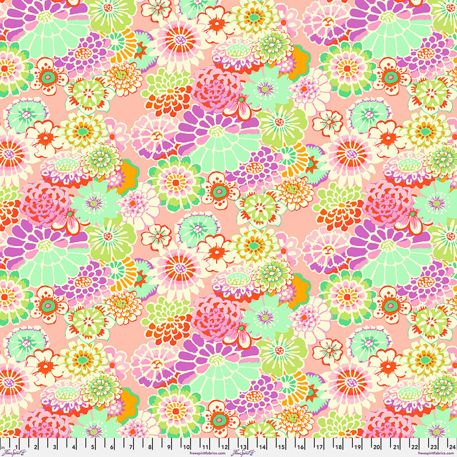 Kaffe Fassett : Asian Circles in Pink : Free Spirit