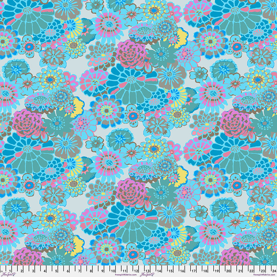 Kaffe Fassett : Asian Circles in Turquoise : Free Spirit
