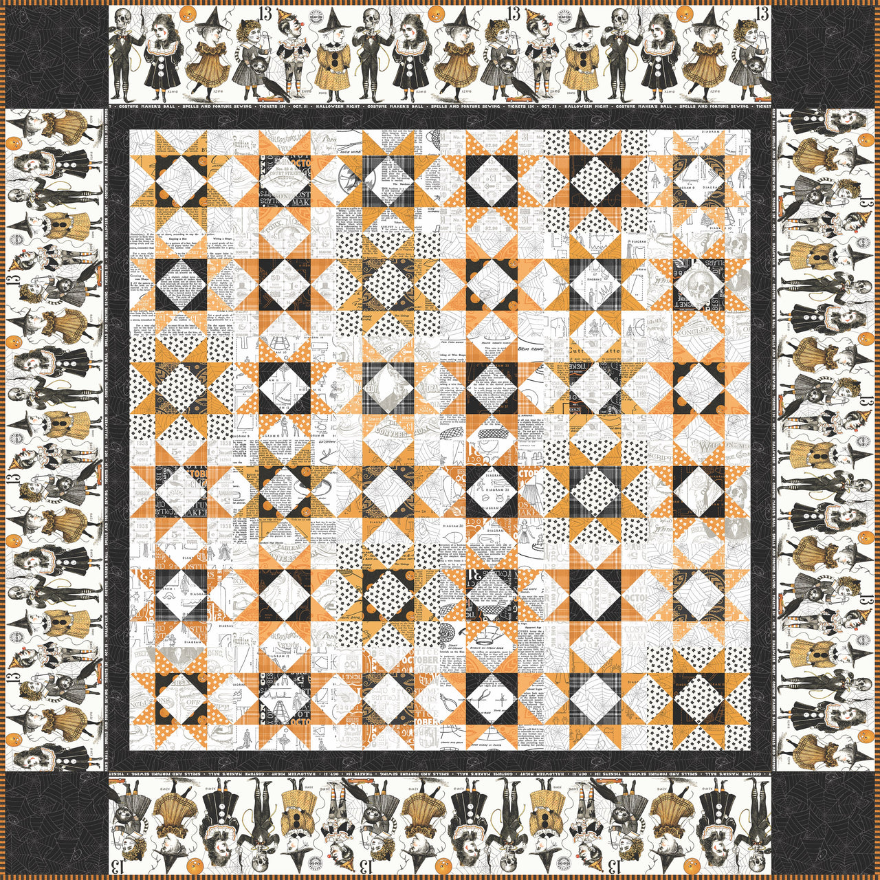 Sawtooth Scene by J. Wecker Frisch Quilt Kit