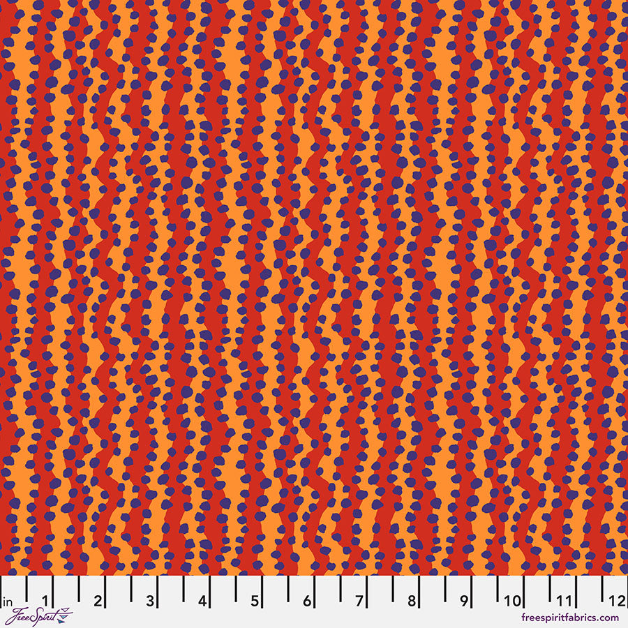 Brandon Mably : Small Bubble Stripe in Red : Free Spirit