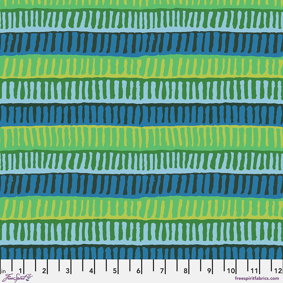 Brandon Mably : Zipper Stripe in Green : Free Spirit