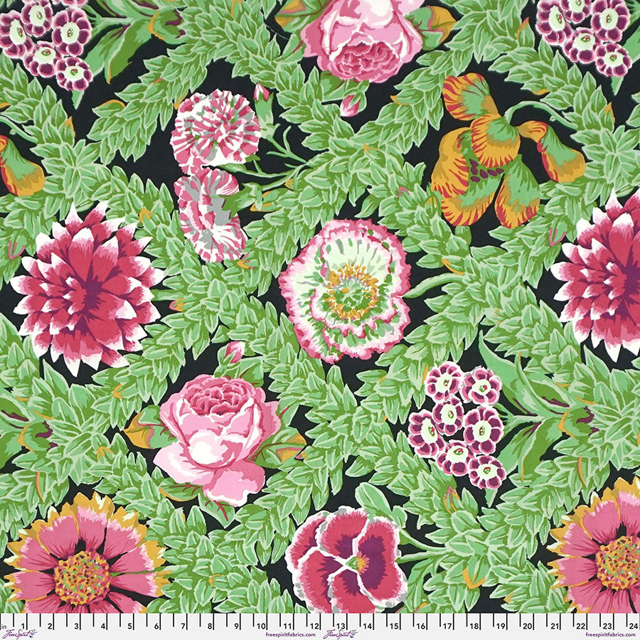 Vintage by the Kaffe Fassett Collective : Flower Lattice in Jewel : Free Spirit