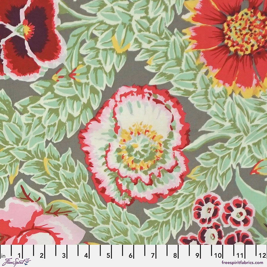 Vintage by the Kaffe Fassett Collective : Flower Lattice in Leafy : Free Spirit