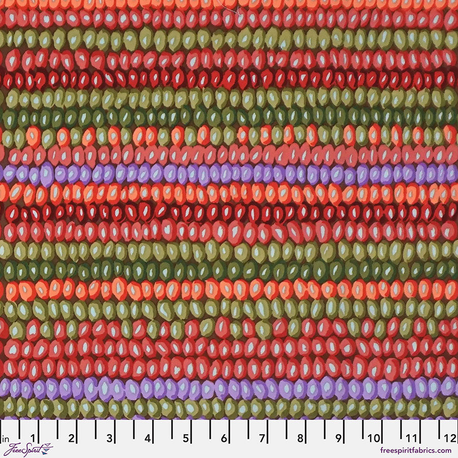 Vintage by the Kaffe Fassett Collective : Bead Stripe in Jungle : Free Spirit