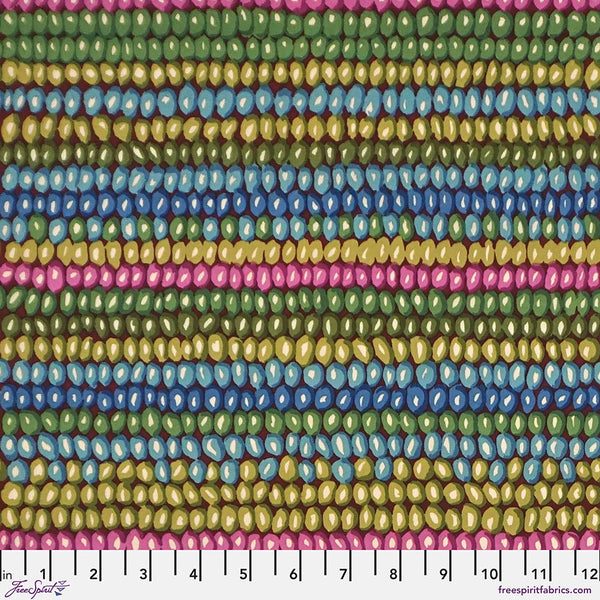 Vintage by the Kaffe Fassett Collective : Bead Stripe in Moss : Free Spirit