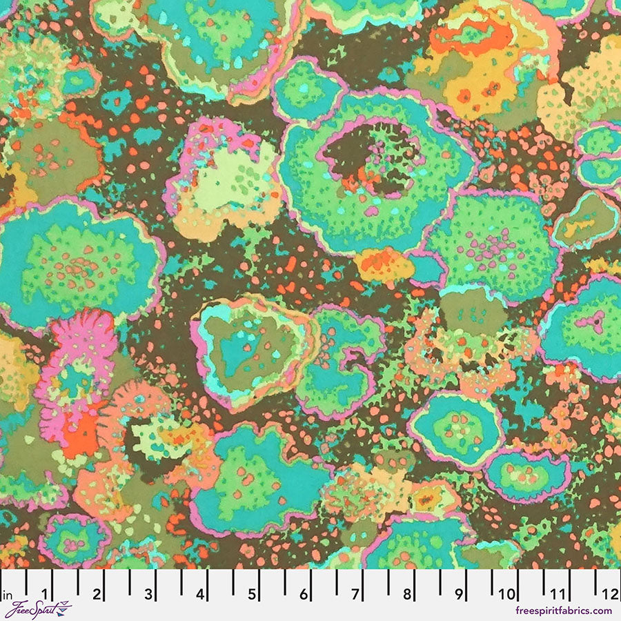 Vintage by the Kaffe Fassett Collective : Lichen in Green : Free Spirit