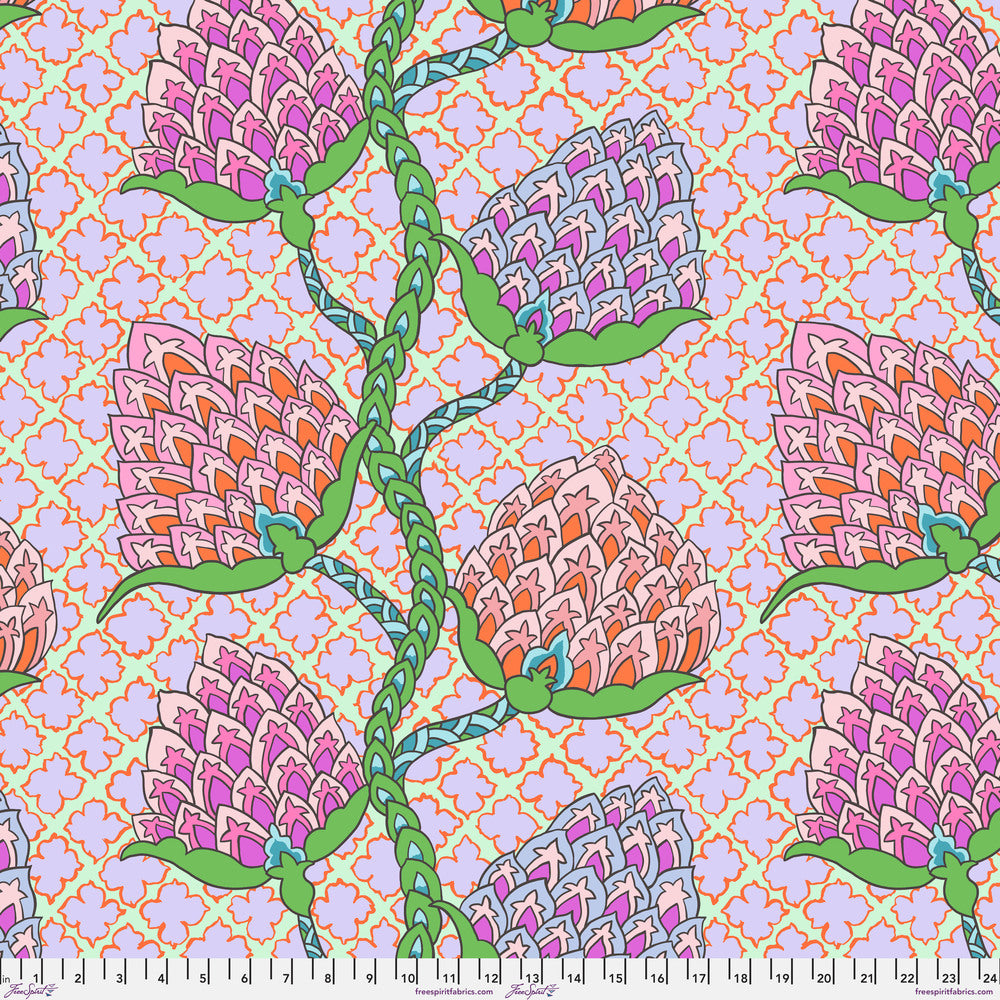 Kaffe Fassett : Paisley Flower in Pastel : Free Spirit