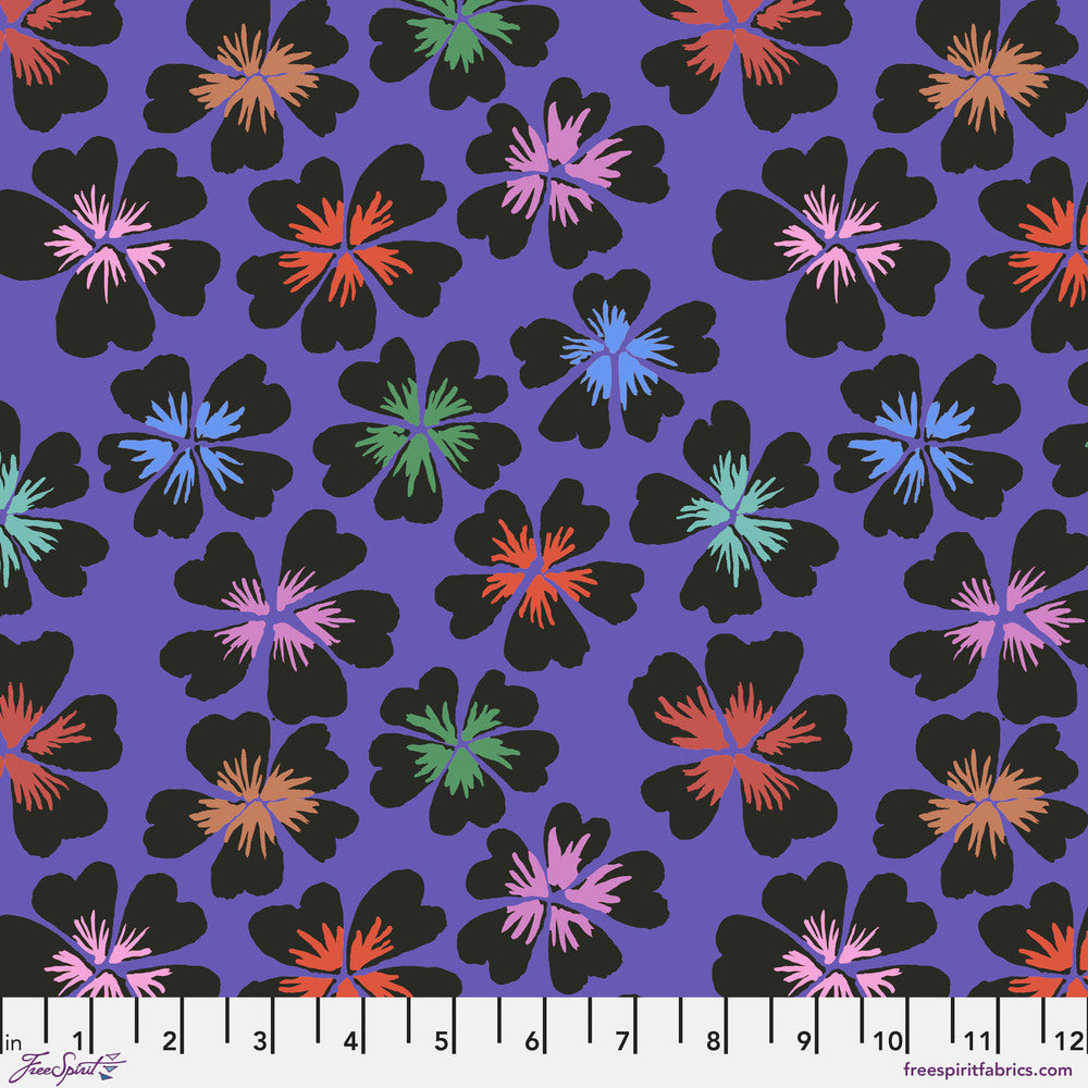 Kaffe Fassett : Petals in Purple : Free Spirit