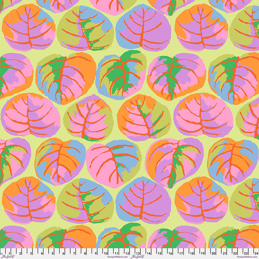 Kaffe Fassett : Palm Leaves in Pastel : Free Spirit