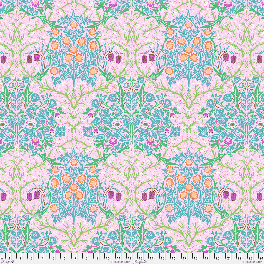 Kaffe x Morris & Co : Blackthorn in Pink : Free Spirit