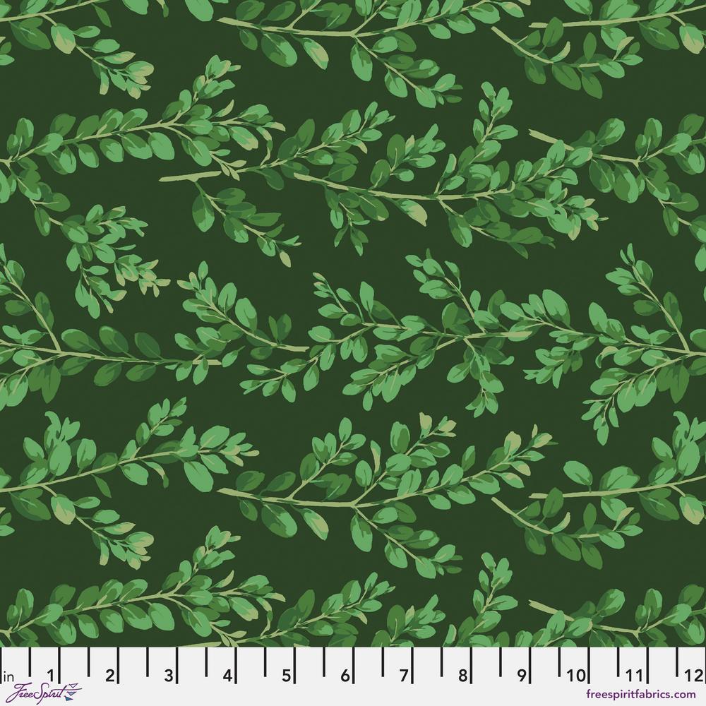 Winterberry by Martha Negley : Boxwood in Dark Green : Free Spirit