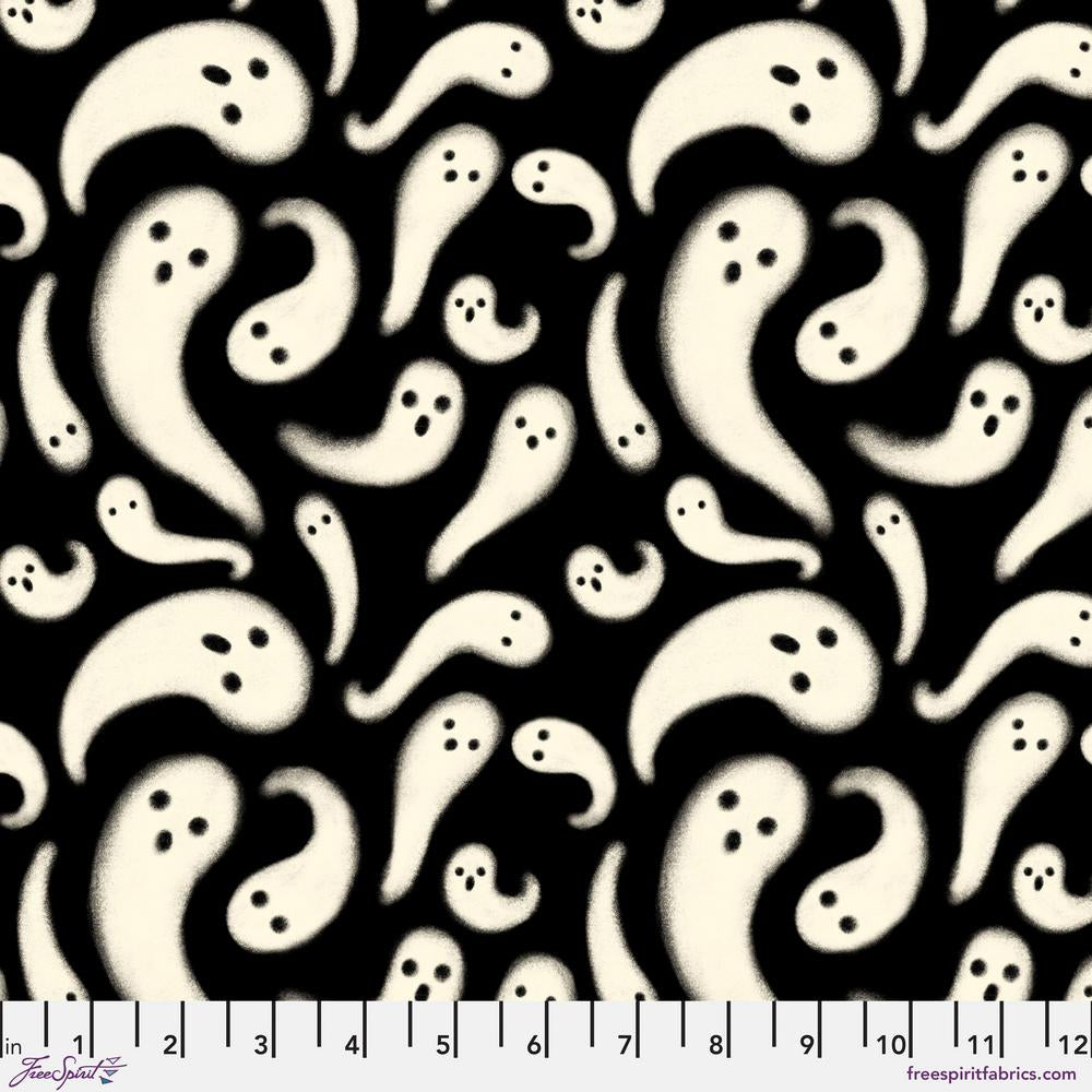 Storybook Halloween by Rachel Hauer : Who Ghost There in Black : Free Spirit