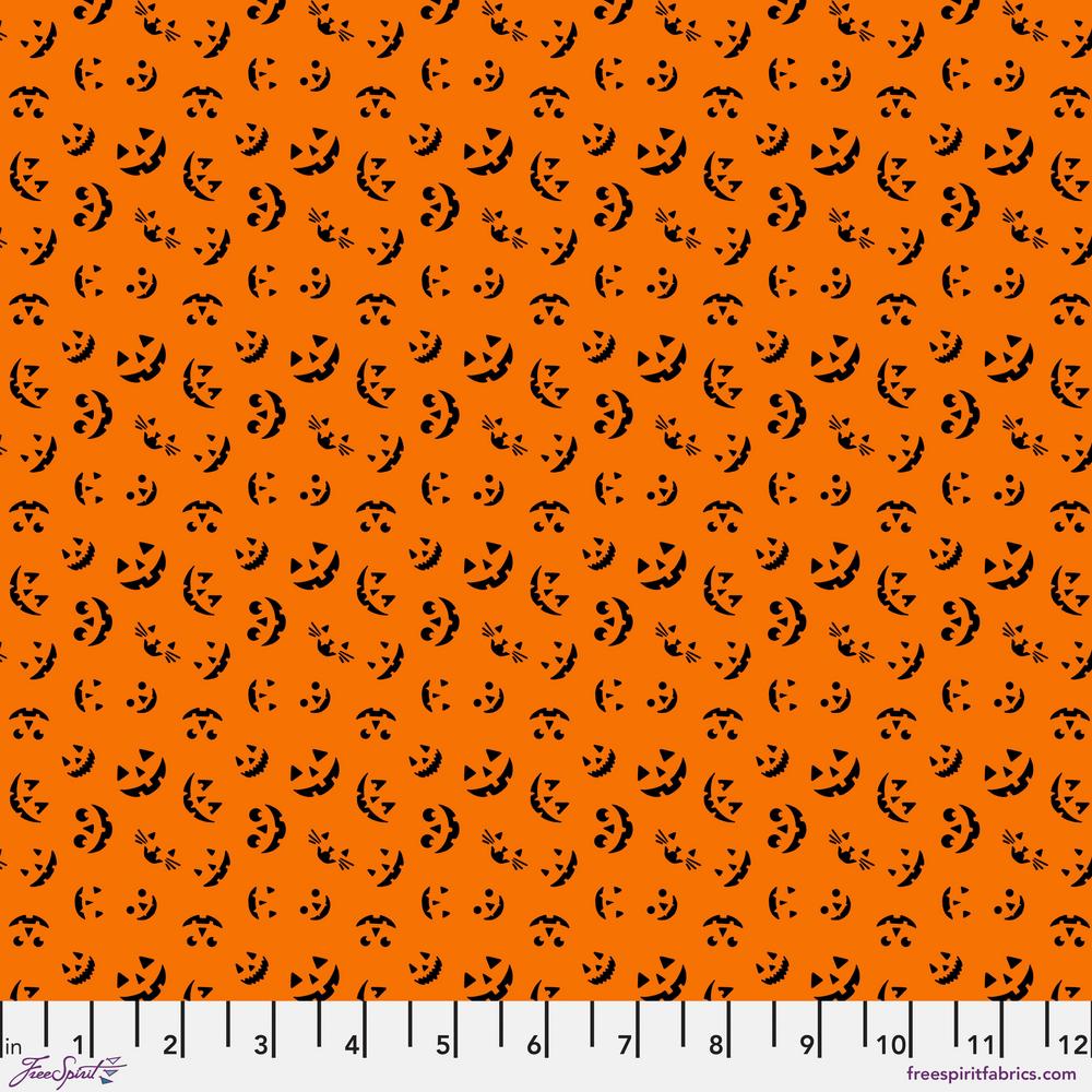 Storybook Halloween by Rachel Hauer : Jack-O-Lantern in Orange : Free Spirit