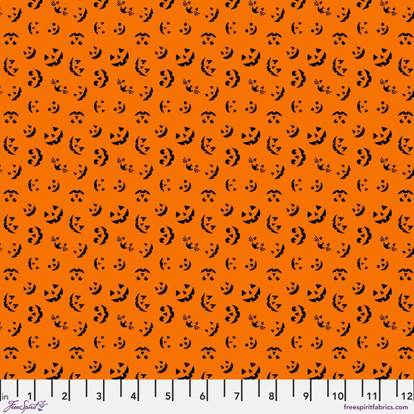 Storybook Halloween by Rachel Hauer : Jack-O-Lantern in Orange : Free Spirit