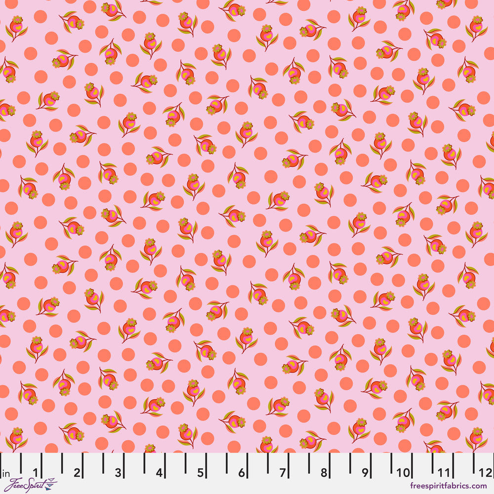 Untamed by Tula Pink : Impending Bloom in Lunar : Free Spirit