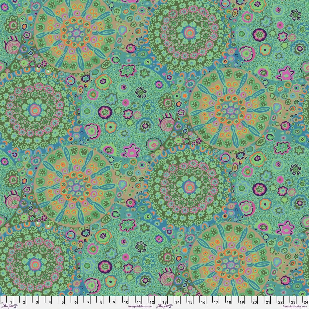 Kaffe Fassett : Millefiore in Jade : Free Spirit : Wideback