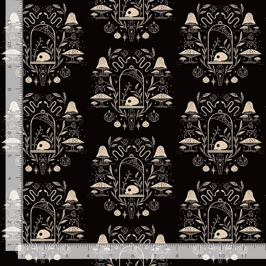 BOO! by Faye Guanipa : Spooky Toile in Black : Dear Stella