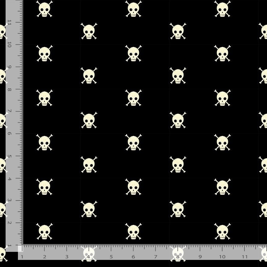 BOO! by Faye Guanipa : Skull + Bones in Black : Dear Stella