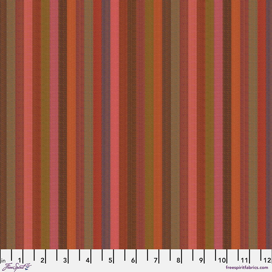 Kaffe Fassett : Narrow Stripe in Tomato : Free Spirit