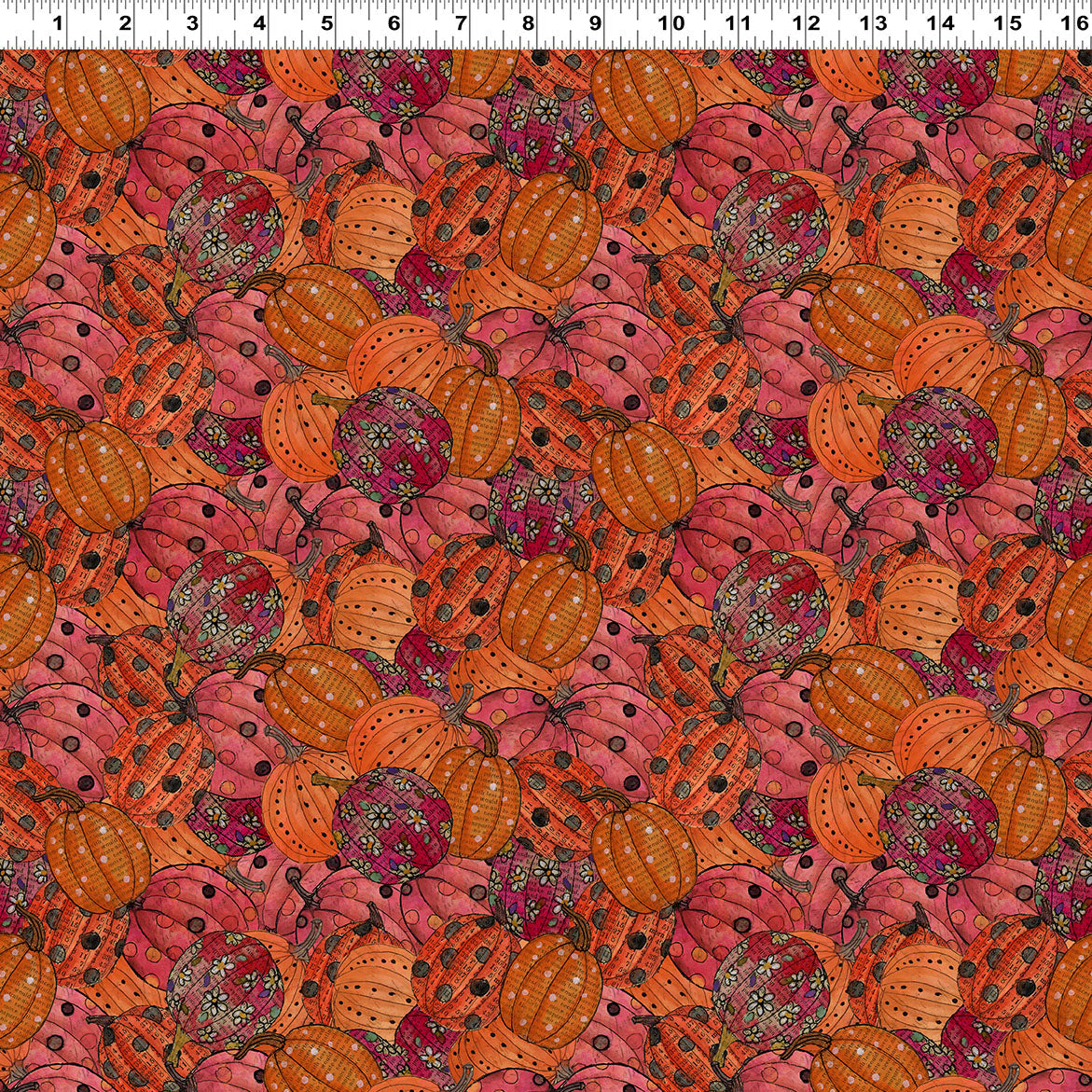 Faboolous by Sue Zipkin : Pumpkins in Orange : Clothworks