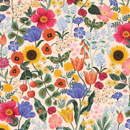 Curio by Rifle Paper Co : Blossom in Blush : Cotton and Steel