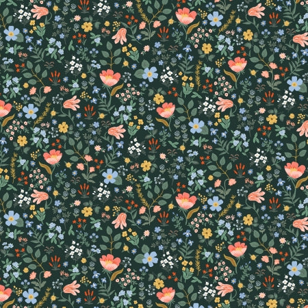 Curio by Rifle Paper Co : Bramble Fields in Hunter : Cotton and Steel