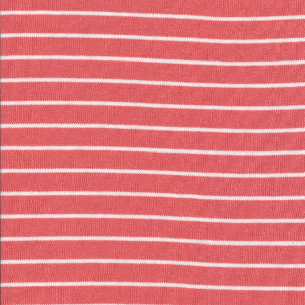 Stripes in Red and White : Cloud 9 : Organic Knit