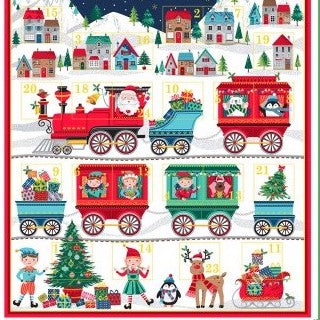 Santa Express by Makower UK : Santa Express Calendar : Andover