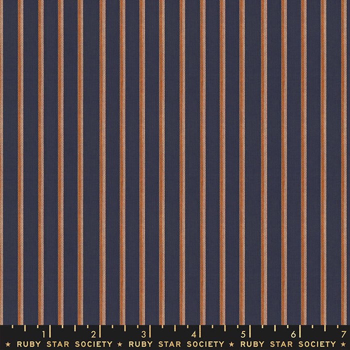 Warp Weft Heirloom by Alexia Abegg : RS4034-11 Navy : Ruby Star Society