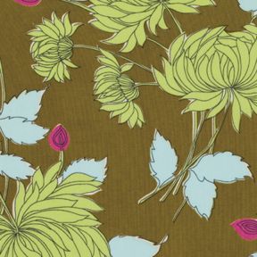 Amy Butler : Belle : Chrysanthemum in Olive PWAB115 : Westminster