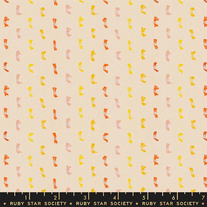 Warp Weft Honey by Alexia Abegg : RS4012-16 Cantaloupe : Ruby Star Society