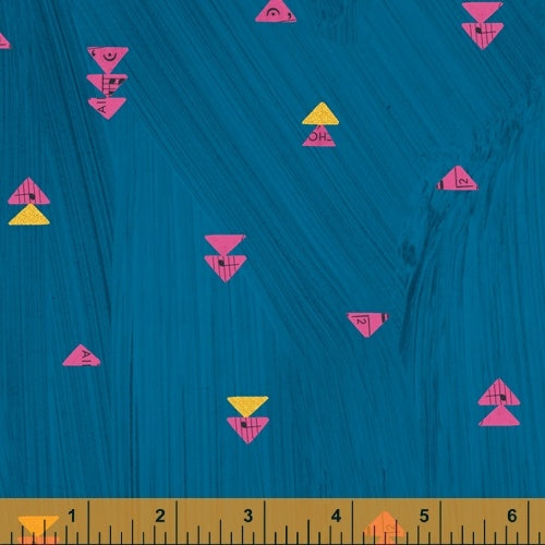 Wish by Carrie Bloomston : Floating Triangle in Peacock : Windham