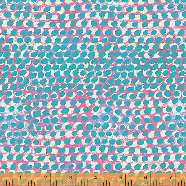 Happy by Carrie Bloomston : Layered Dot in Hot Pink : Windham