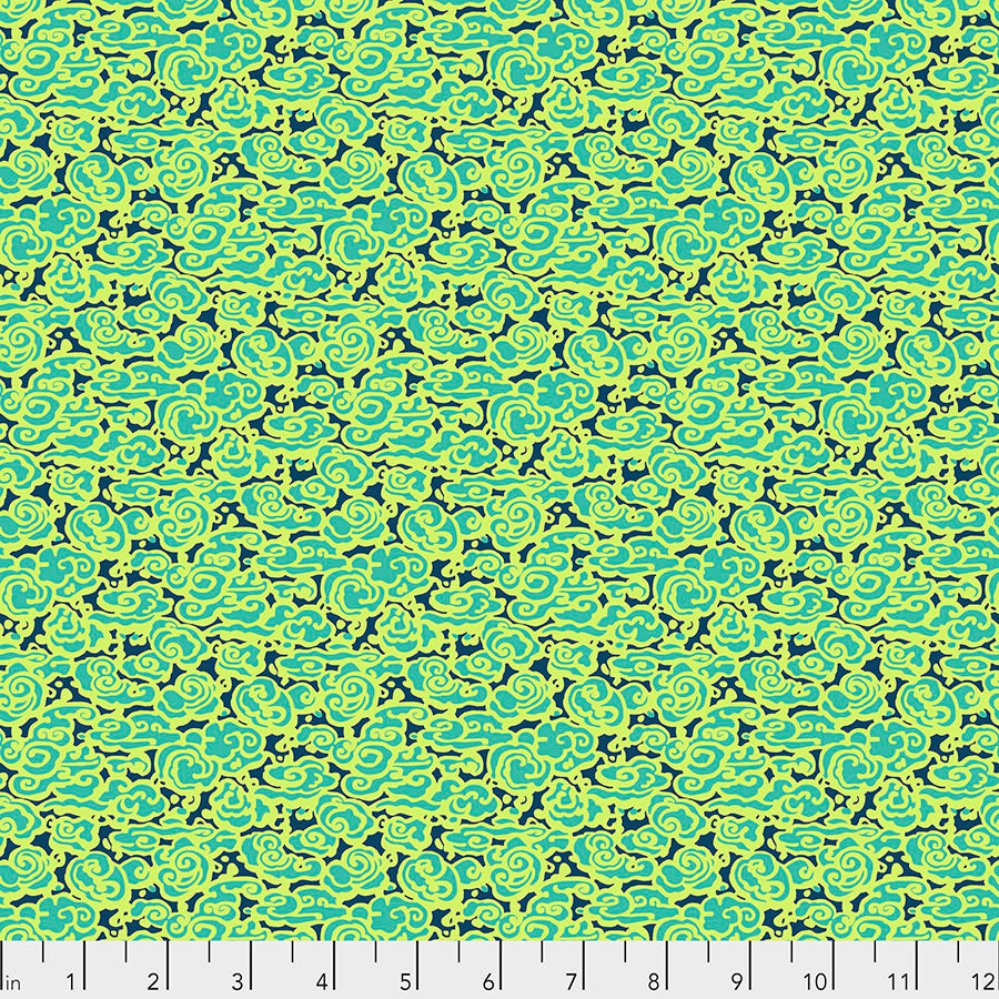 Natural Beauty by Amy Butler : Big Sky in Lime : Free Spirit