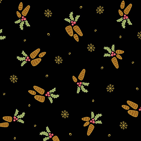 Bird Humbug : Pine Cones in Midnight : Andover
