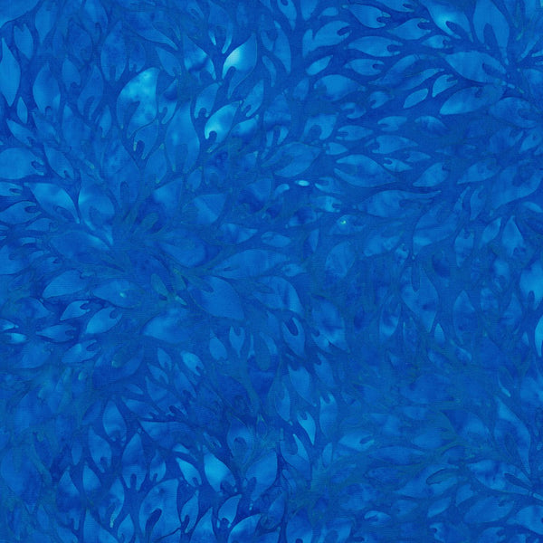 Artisan Batiks : Floral Wave : AMD-21625-71 Lagoon : Robert Kaufman