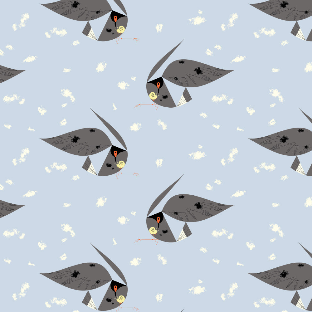 Vanishing Birds by Charley Harper : Everglade Kite : Birch