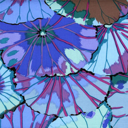 Kaffe Fassett : Lotus Leaf in Blue : Free Spirit