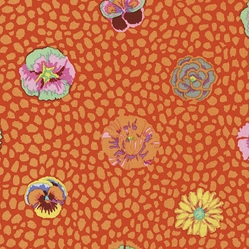 Kaffe Fassett : Guinea Flower in Apricot : Free Spirit