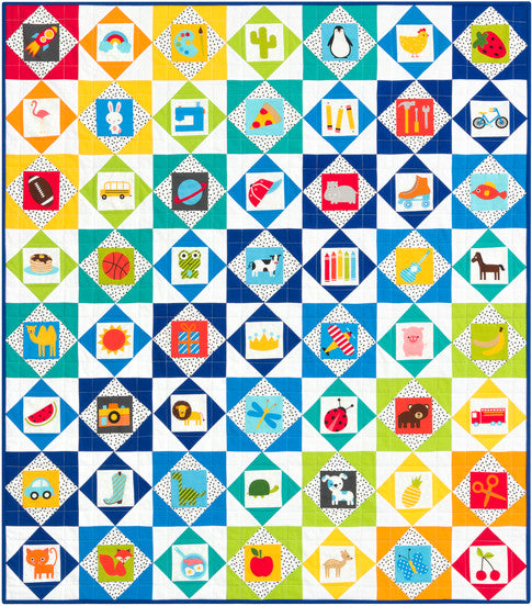 I-Spy Economy Block Quilt Kit
