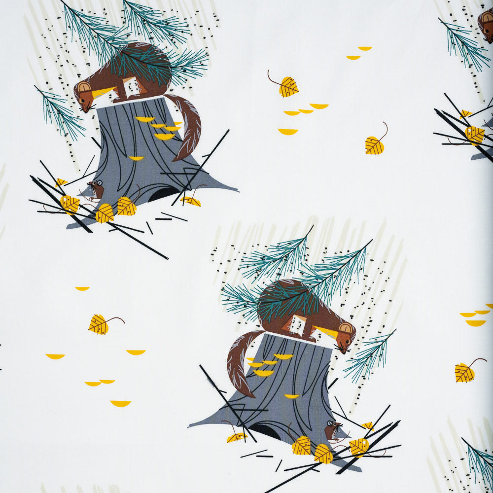 Charley Harper Holiday : Mischief Maker of the Woods : Birch